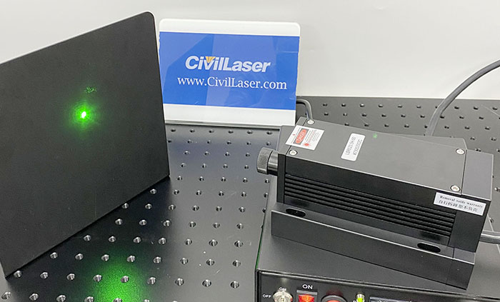 538nm 100mW Green DPSS Laser System For Scientific Research